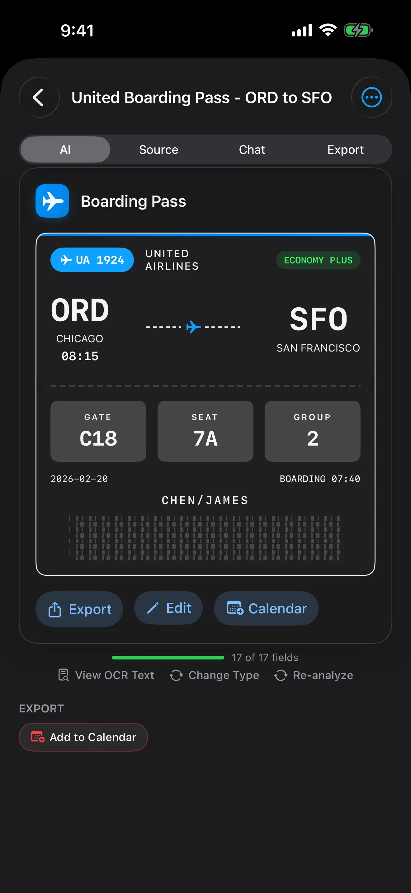 OneScribe screenshot