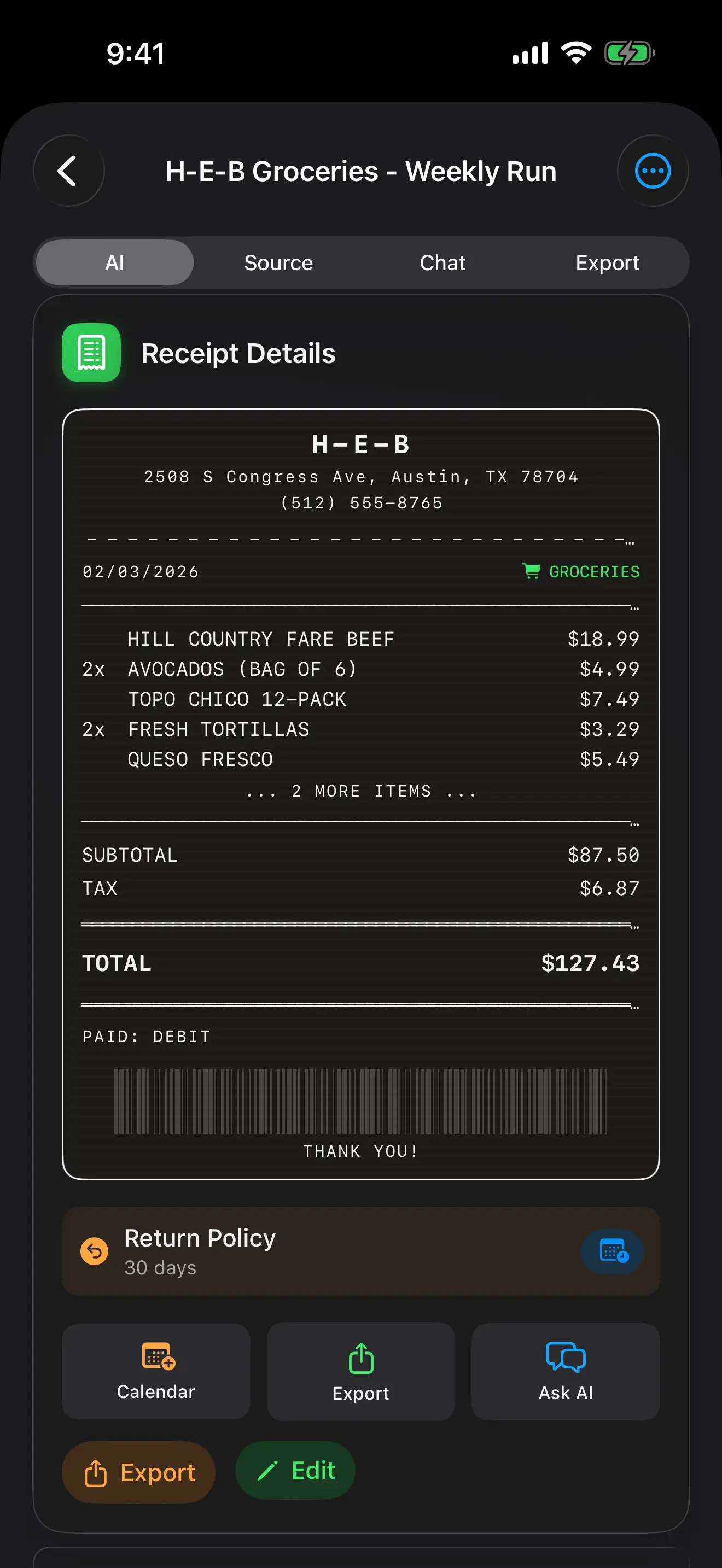 OneScribe screenshot